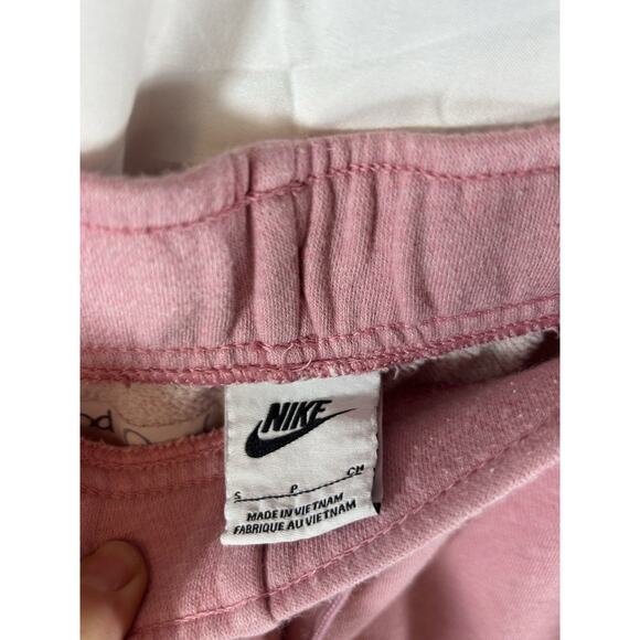 NIKE Jogger Womens Small Pink Sweatpants Loungewear Sporty Drawstring - Picture 3 of 5